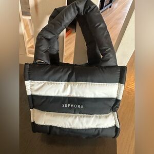 New Sephora MINI Puffy tote bag: about 6"by6"